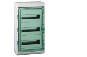 Schneider Electric Kaedra modulární rozvaděč IP65 3X18MOD, DIN lišta