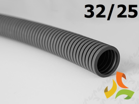 Plastová chránička trubka se strunou 32/25 PVC/UV 320N 25 m