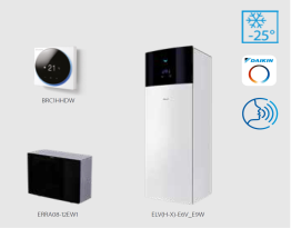 Daikin Altherma 3 R MT pro ohřev s int. zásobníkem TUV 230l, 6-10 kW, 3-fázové