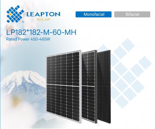 Solární panel Leapton 460 W černý rám