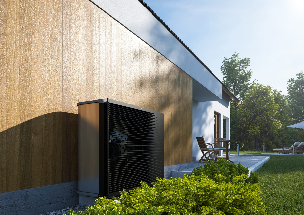 detail Daikin Altherma 3 R MT ohřev/chlazení s nástěnnou vnitř. jednotkou 6-10kW, 3-fáz