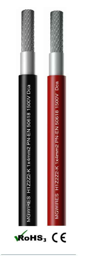 detail Solární kabel RED H1Z2Z2-K 6mm červený, balení 500m