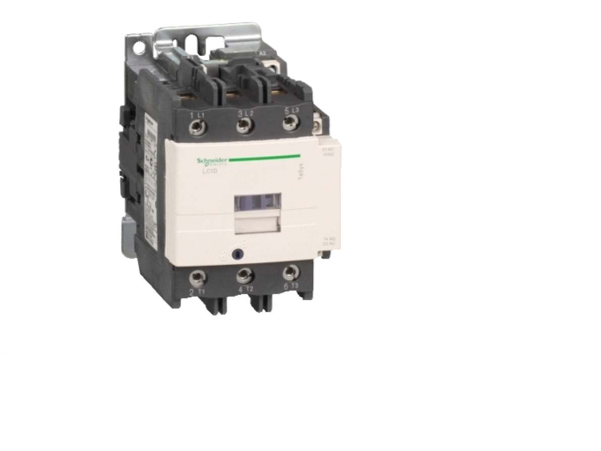 detail TeSys D, stykač 3P(3Z) 80A AC-3 440V-pomocné kontakty 1Z+1V- cívka 230V 50Hz