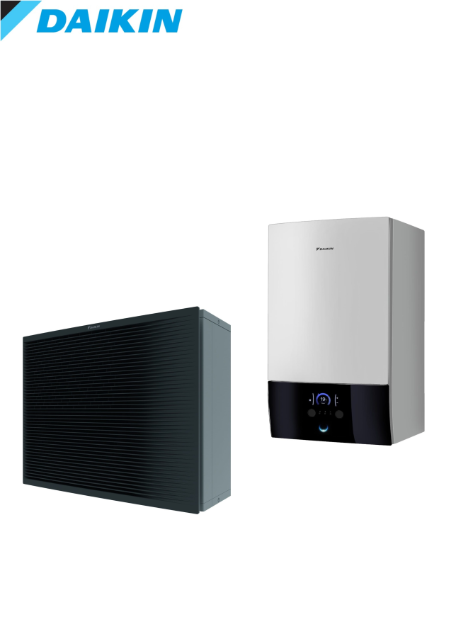 detail Daikin Altherma 3 R MT pro ohřev s nástěnnou vnitřní jednotkou 10-13 kW,3-fázové