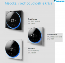 Madoka Altherma 3 bílý ovladač k tepelným čerpadlům Daikin